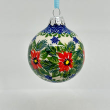 Load image into Gallery viewer, 2.5&quot; Kalich Round Ornament - Poinsetta