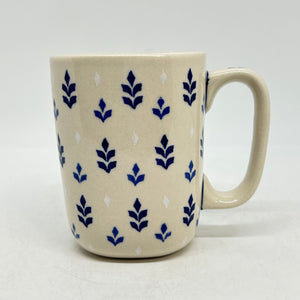 Lady Blue Square Mug - 003- U1