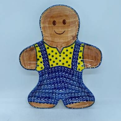 Gingerbread Platter - Yellow Shirt