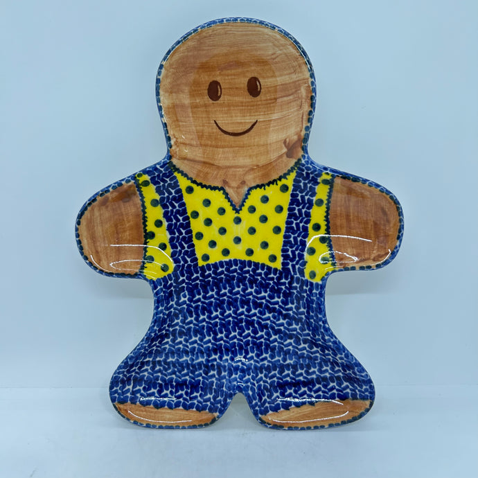 Gingerbread Platter - Yellow Shirt