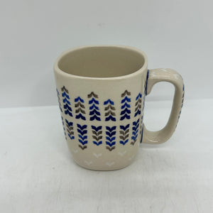 Lady Blue Square Mug - 002 - U2