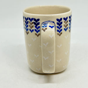 Lady Blue Square Mug - 001 - U2