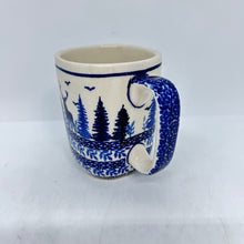 Load image into Gallery viewer, Lady Blue Square Mug - 018- U3