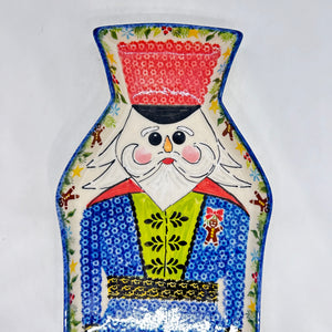 Nutcracker Platter -  Red Hat with Black Belt*