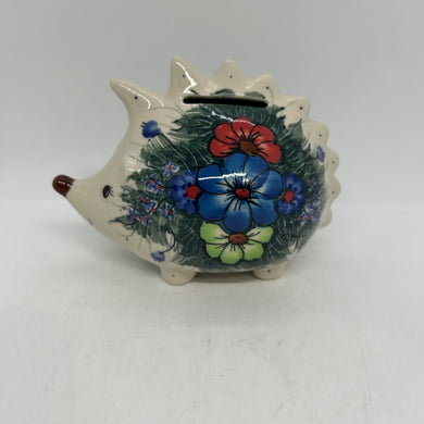 Hedgehog Piggy Bank - Floral Art 2