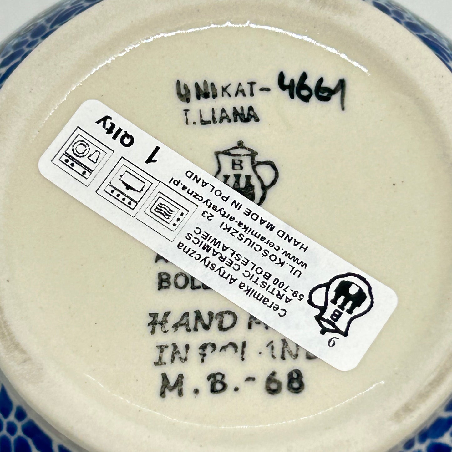 845 ~ Bowl w/ Loop Handle ~ 16 oz - U4661 ~ U3*
