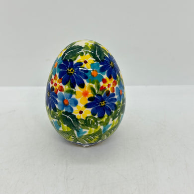 Kalich Stoneware Egg - Floral Art