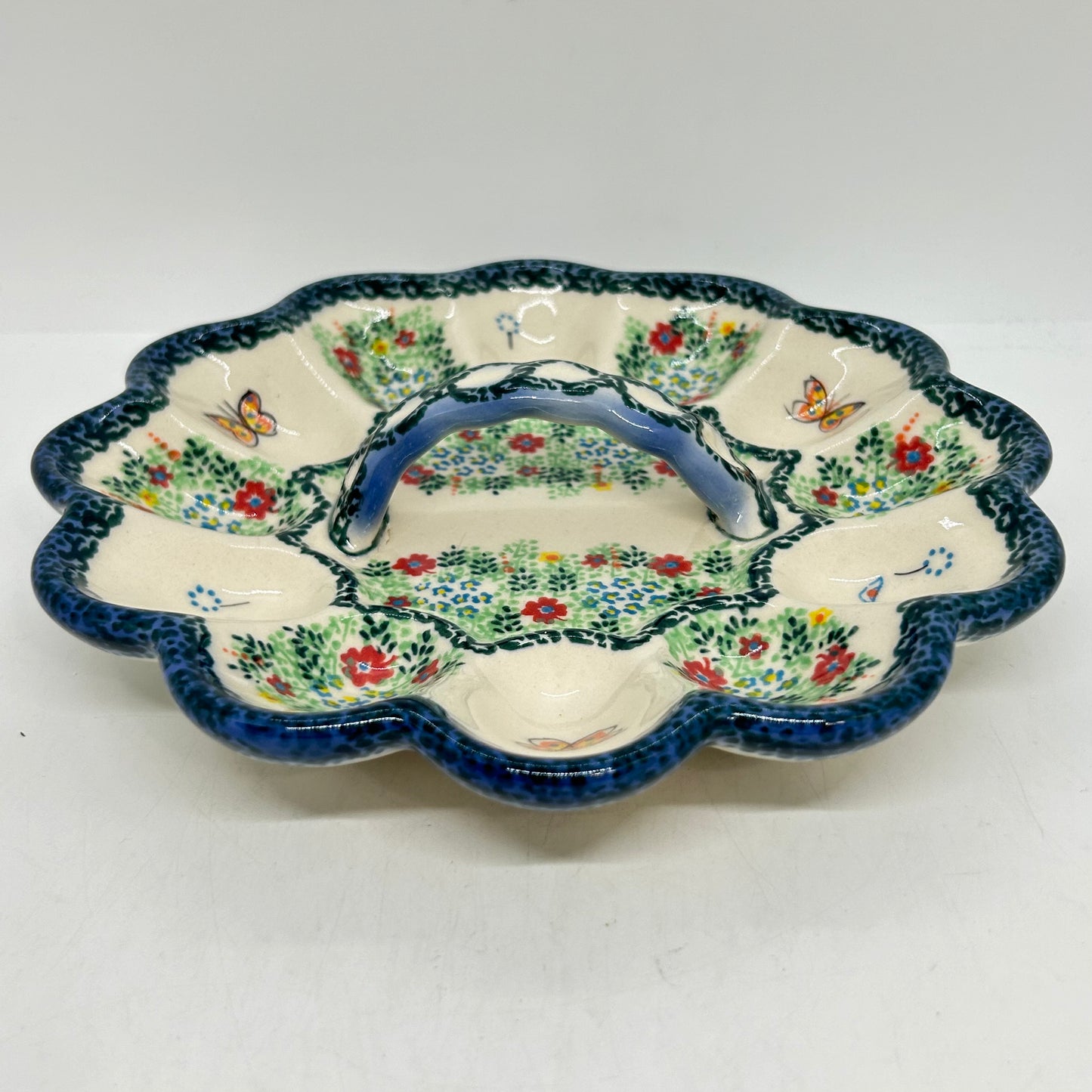 T13 Egg Dish with Handle U-D1