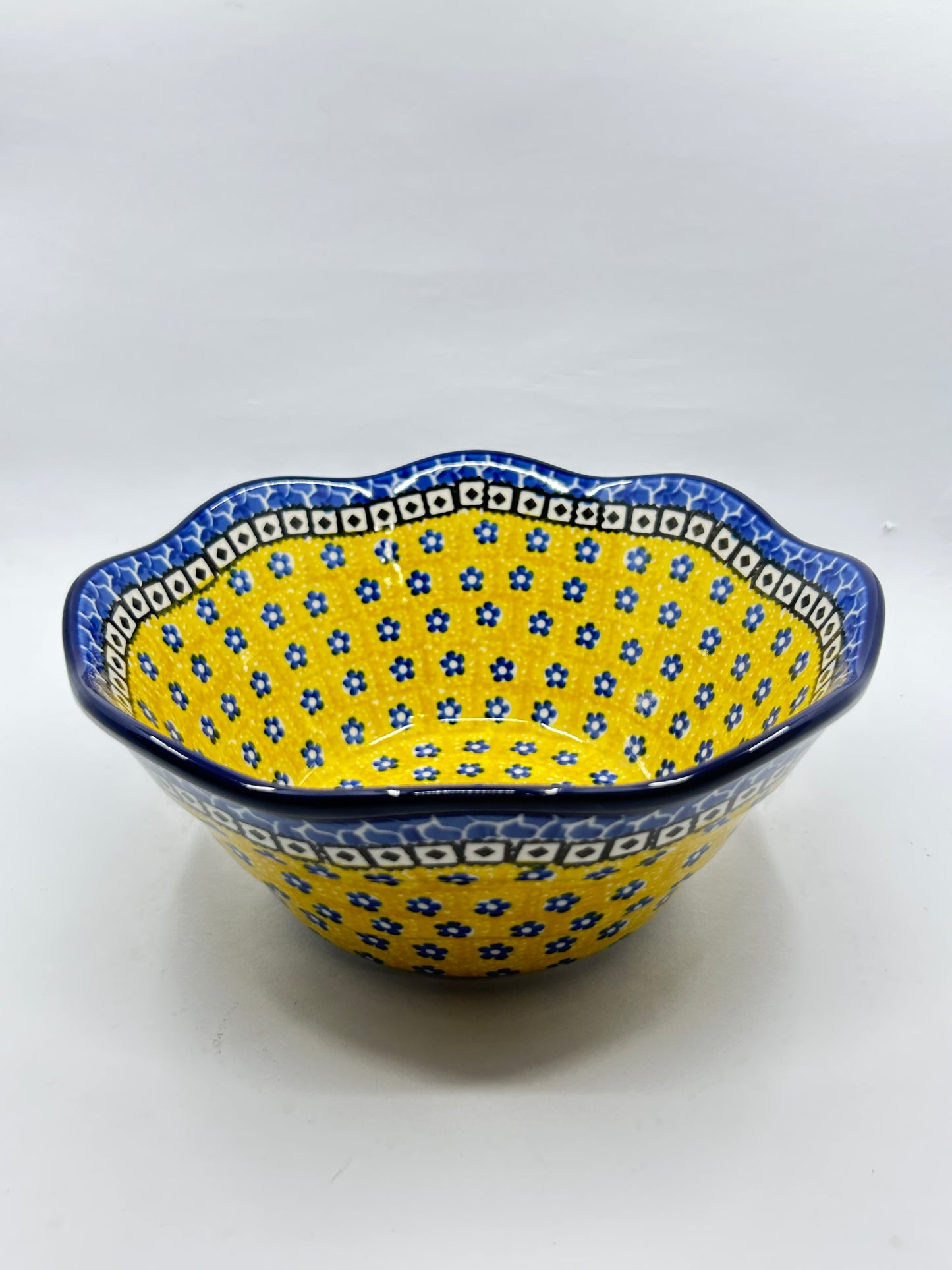 Bowl ~ Wavy Edge ~ Small ~ 8 inch ~ 0859X - T3*