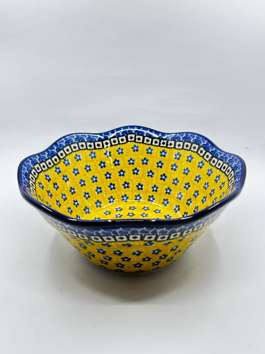 Bowl ~ Wavy Edge ~ Small ~ 8 inch ~ 0859X - T3*