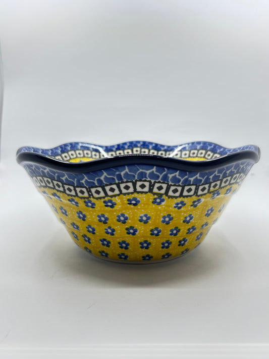 Bowl ~ Wavy Edge ~ Small ~ 8 inch ~ 0859X - T3*