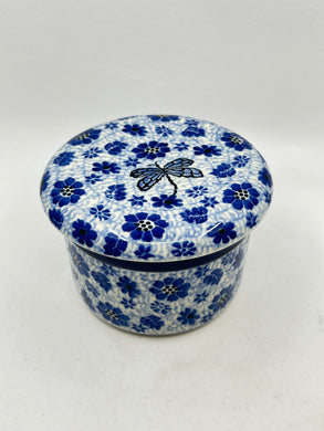 European Butter Dish ~ 3.75W x 3H ~ 1443X - T3!