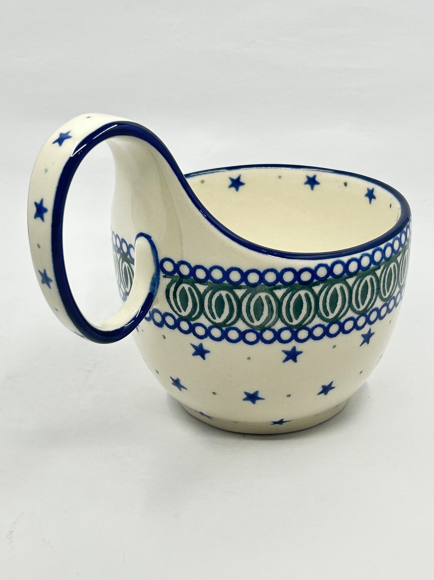 845 ~ Bowl w/ Loop Handle ~ 16 oz ~ 0085X - T1*