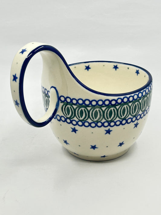 845 ~ Bowl w/ Loop Handle ~ 16 oz ~ 0085X - T1*