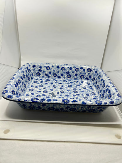 Baker ~ Rectangular w/Rim ~ Lasagna ~ 11.25 x 13.75 inch ~ 1443X ~ T3*