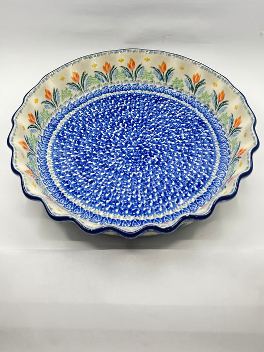 636 ~ Pie Plate ~ Fluted ~ 10" ~ 3371X - T4*