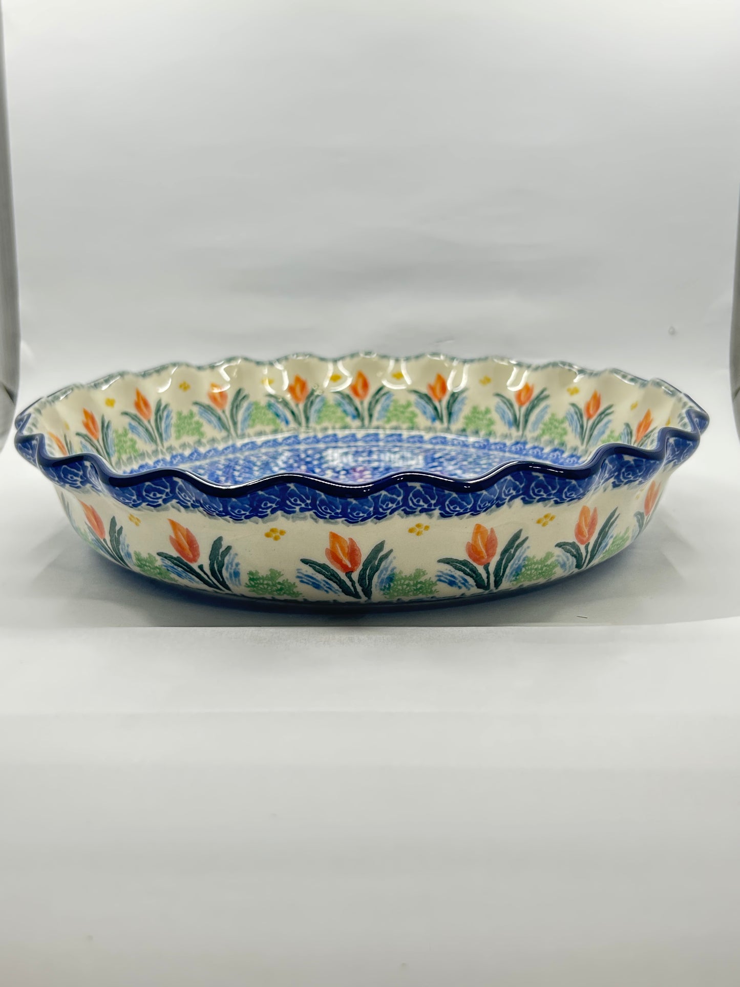 636 ~ Pie Plate ~ Fluted ~ 10" ~ 3371X - T4*