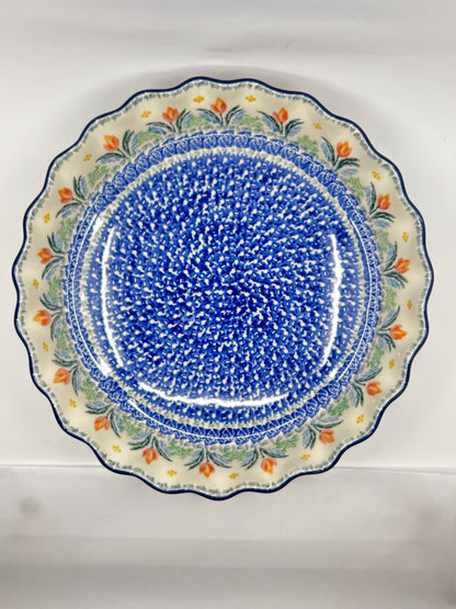 636 ~ Pie Plate ~ Fluted ~ 10" ~ 3371X - T4*