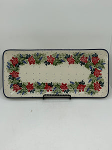 584 ~ Scalloped Tray ~ 6" x 13" ~ 1958X - T4!