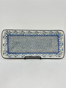 584 ~ Scalloped Tray ~ 6" x 13" ~ 2829X - T4!