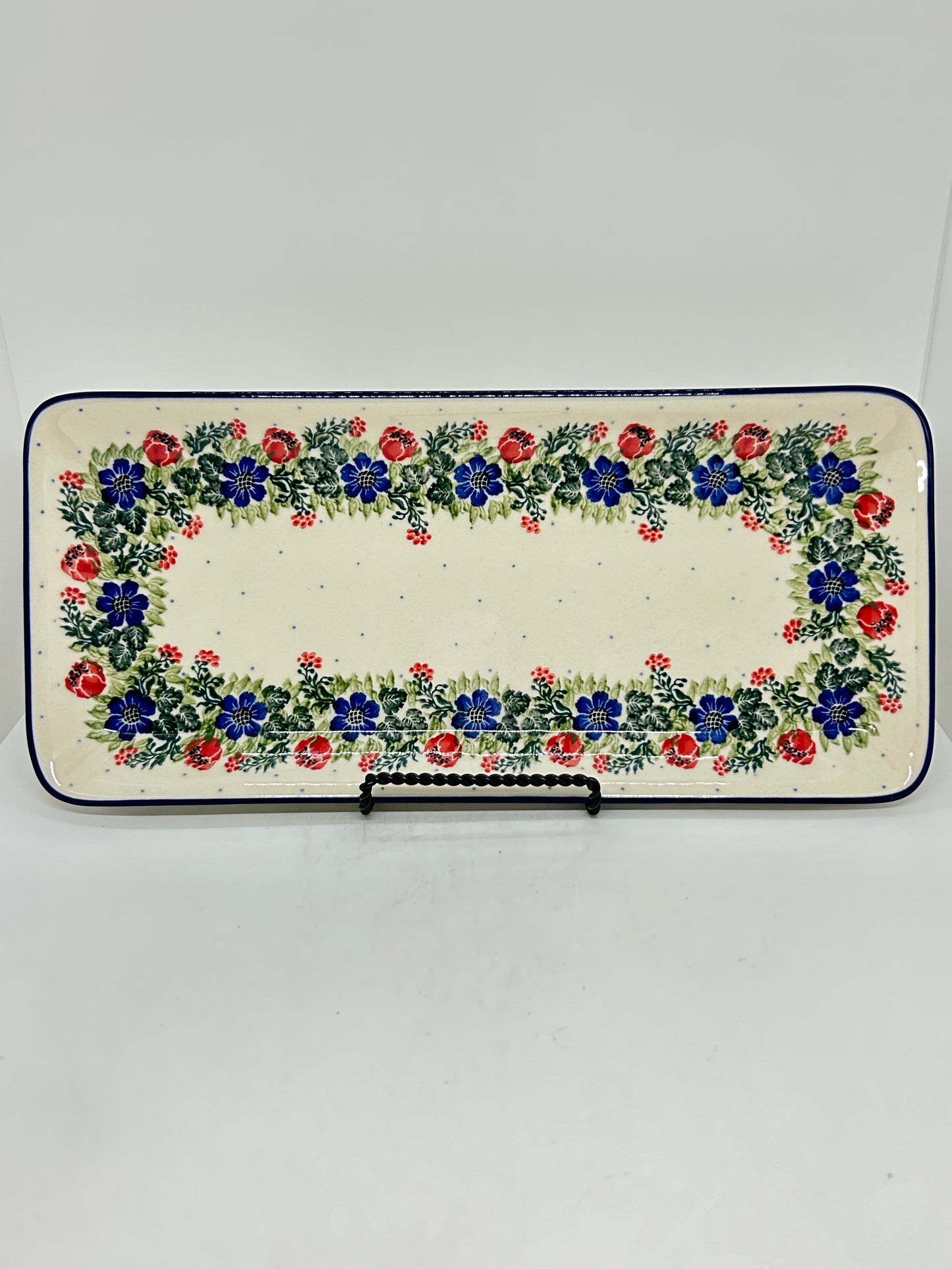 584 ~ Scalloped Tray ~ 6" x 13" ~ 1535X - T3!