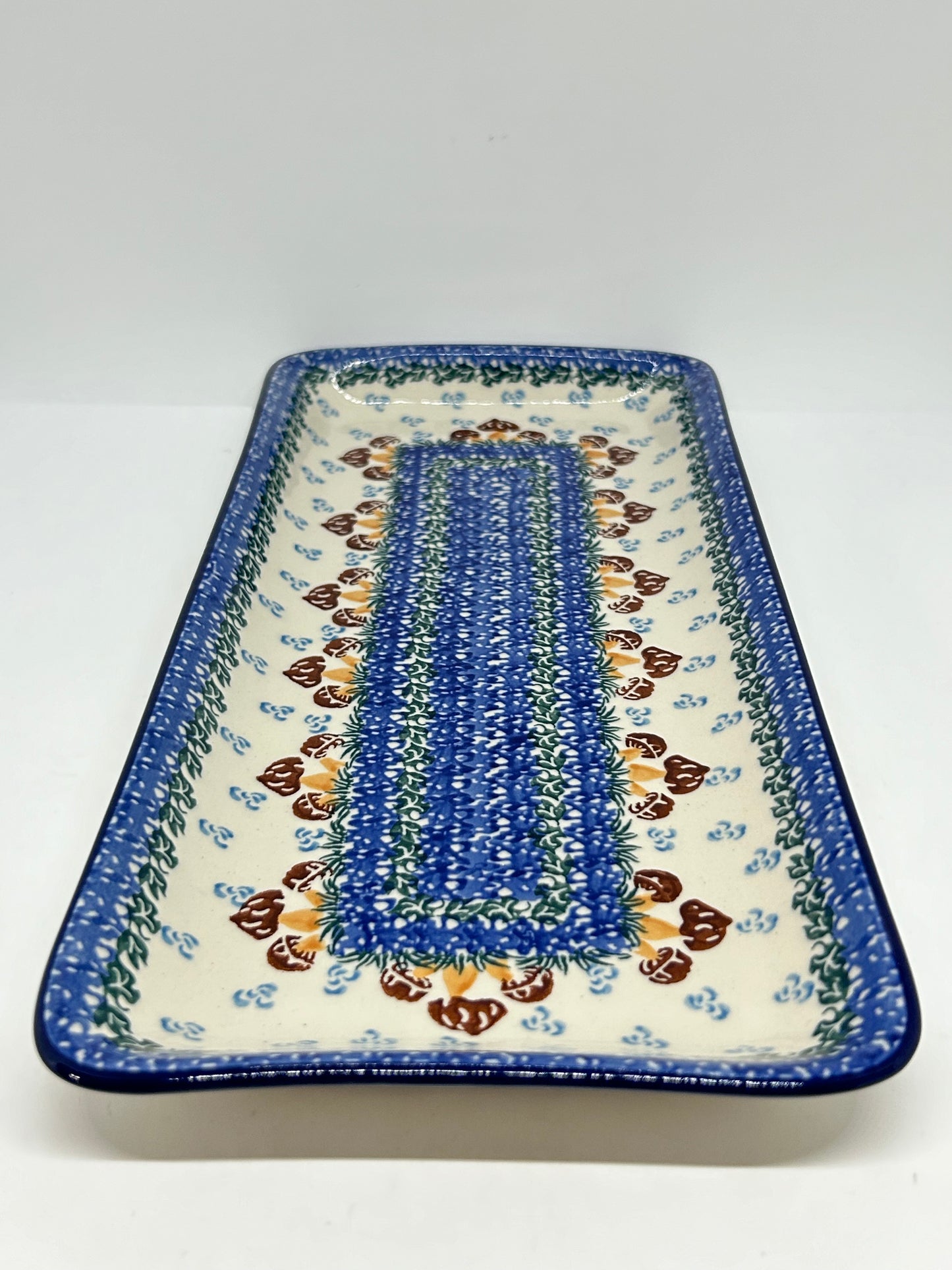 584 ~ Scalloped Tray ~ 6" x 13" ~ 1732X - T1!