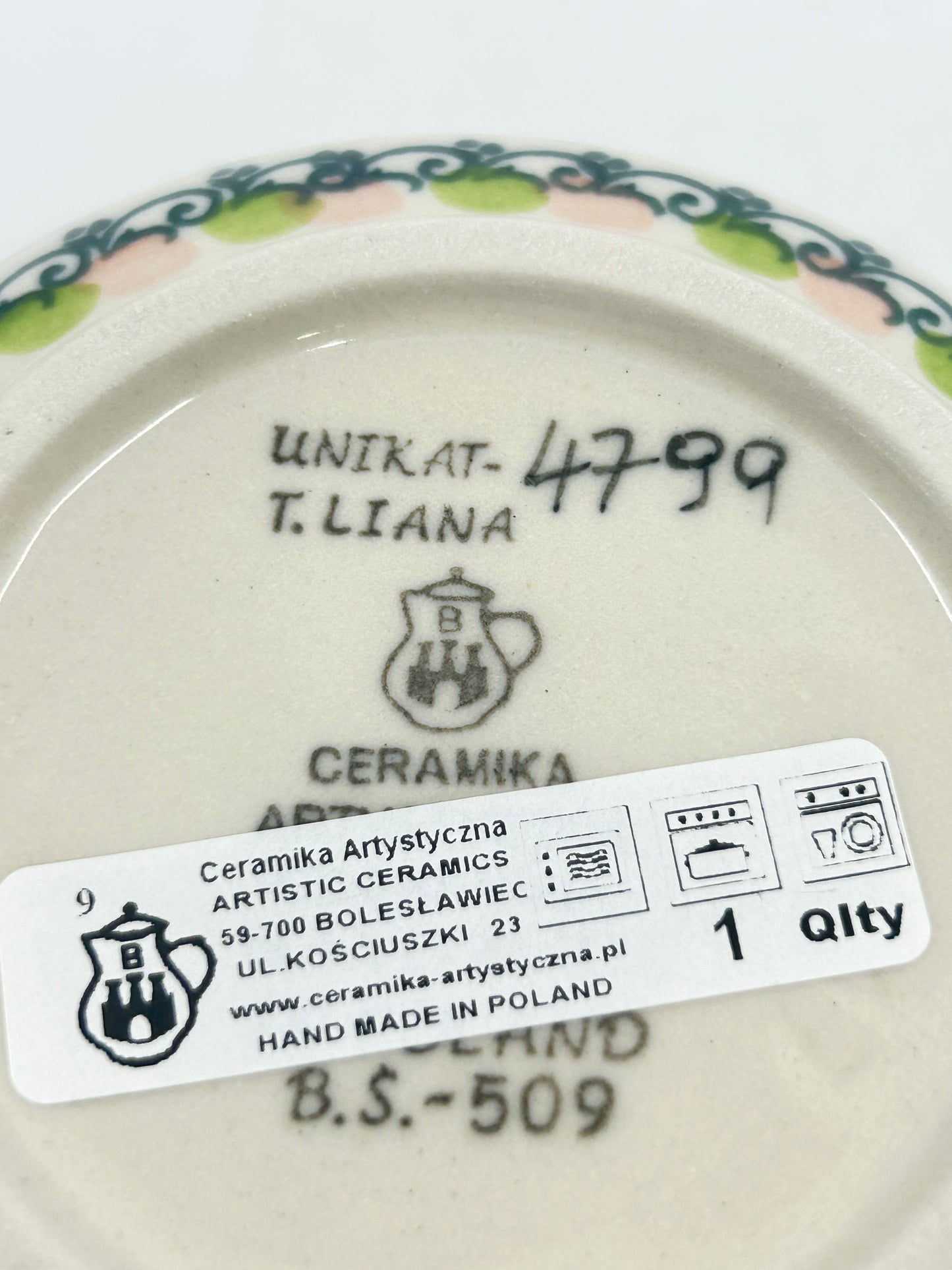 Bowl ~ Ice Cream ~ 4.5 inch ~ U4799 ~ U3*