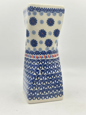 Lady Blue Twisted Vase - 034 - U2