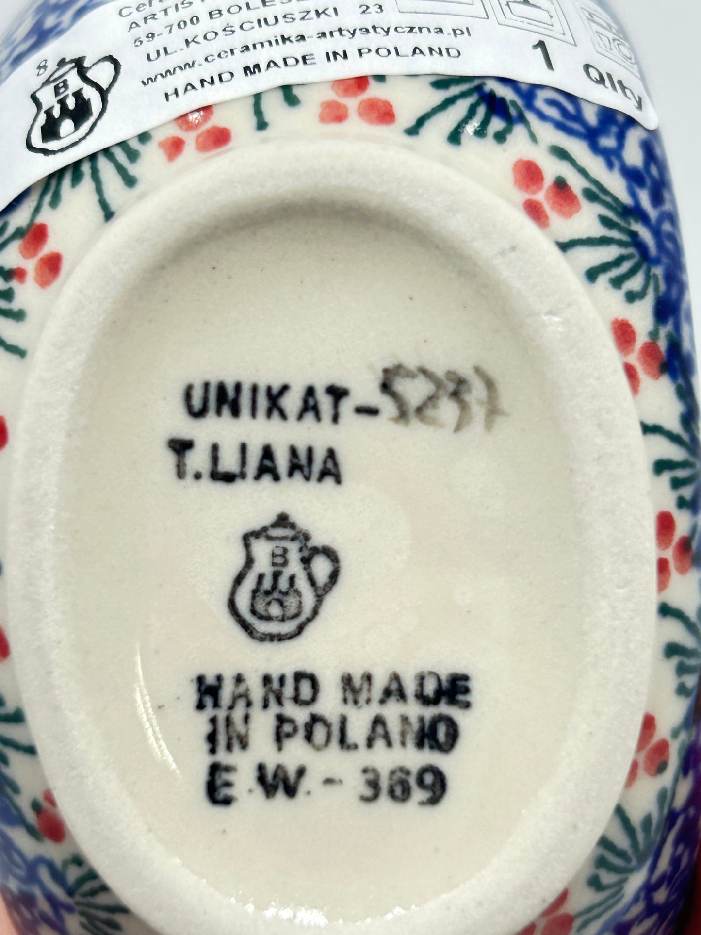 Flat Vase ~ U5237 - U4*