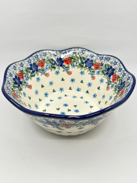 Bowl ~ Wavy Edge ~ Small ~ 8 inch ~ 3430X - T4*