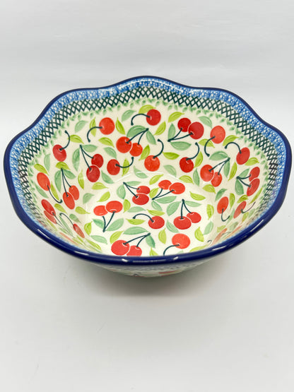 Bowl ~ Wavy Edge ~ Small ~ 8 inch ~ 3250X - T4*