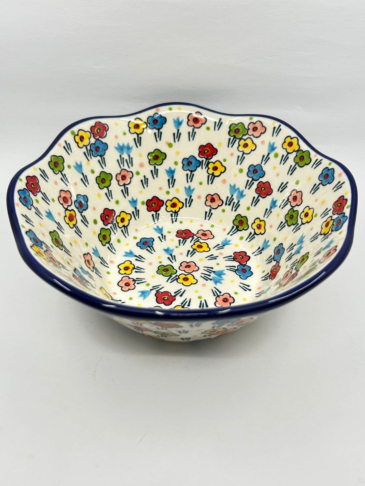 Bowl ~ Wavy Edge ~ Small ~ 8 inch ~ U4884 ~ U3*