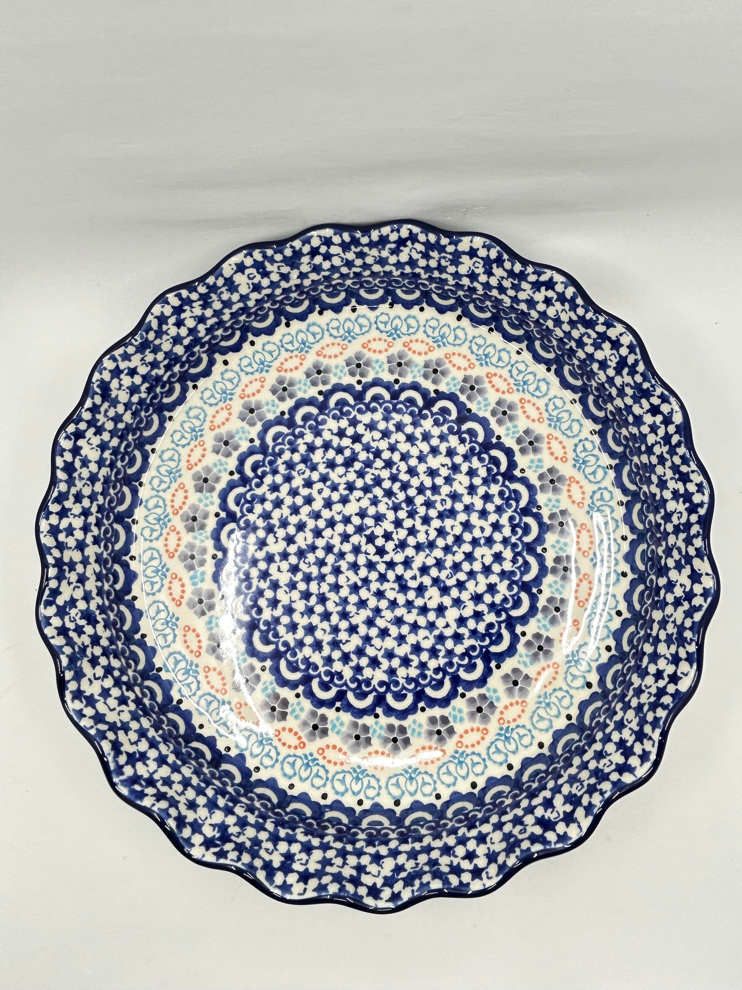 636 ~ Pie Plate ~ Fluted ~ 10" ~ 3363X - T4*