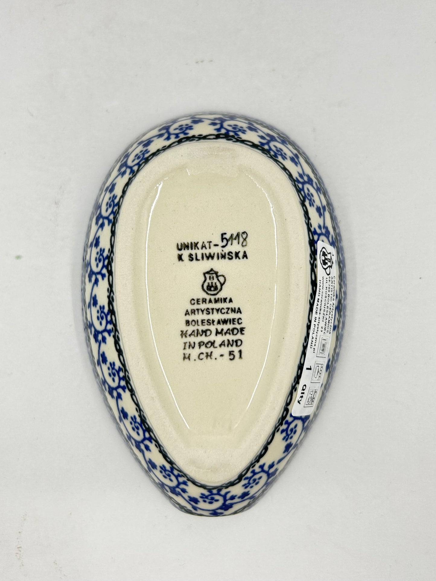 Spoon Rest ~ 3.25W x 5L ~ U5118 - U3*