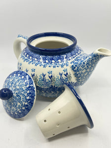E21 ~ Teapot with Strainer ~ 3278X - T3!