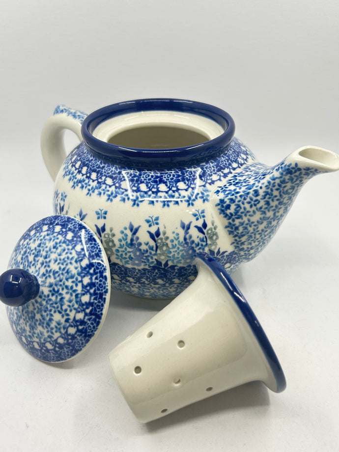 E21 ~ Teapot with Strainer ~ 3278X - T3!