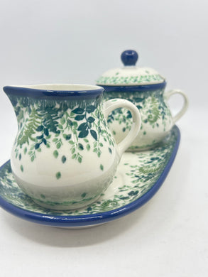 Cream (6 oz) & Sugar (7oz) w/Plate ~ 2206X - T3!