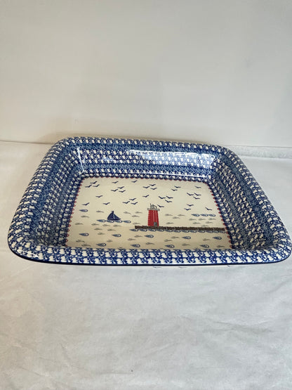 Baker ~ Rectangular w/Rim ~ Lasagna ~ 11.25 x 13.75 inch ~ U5164 ~ U3*