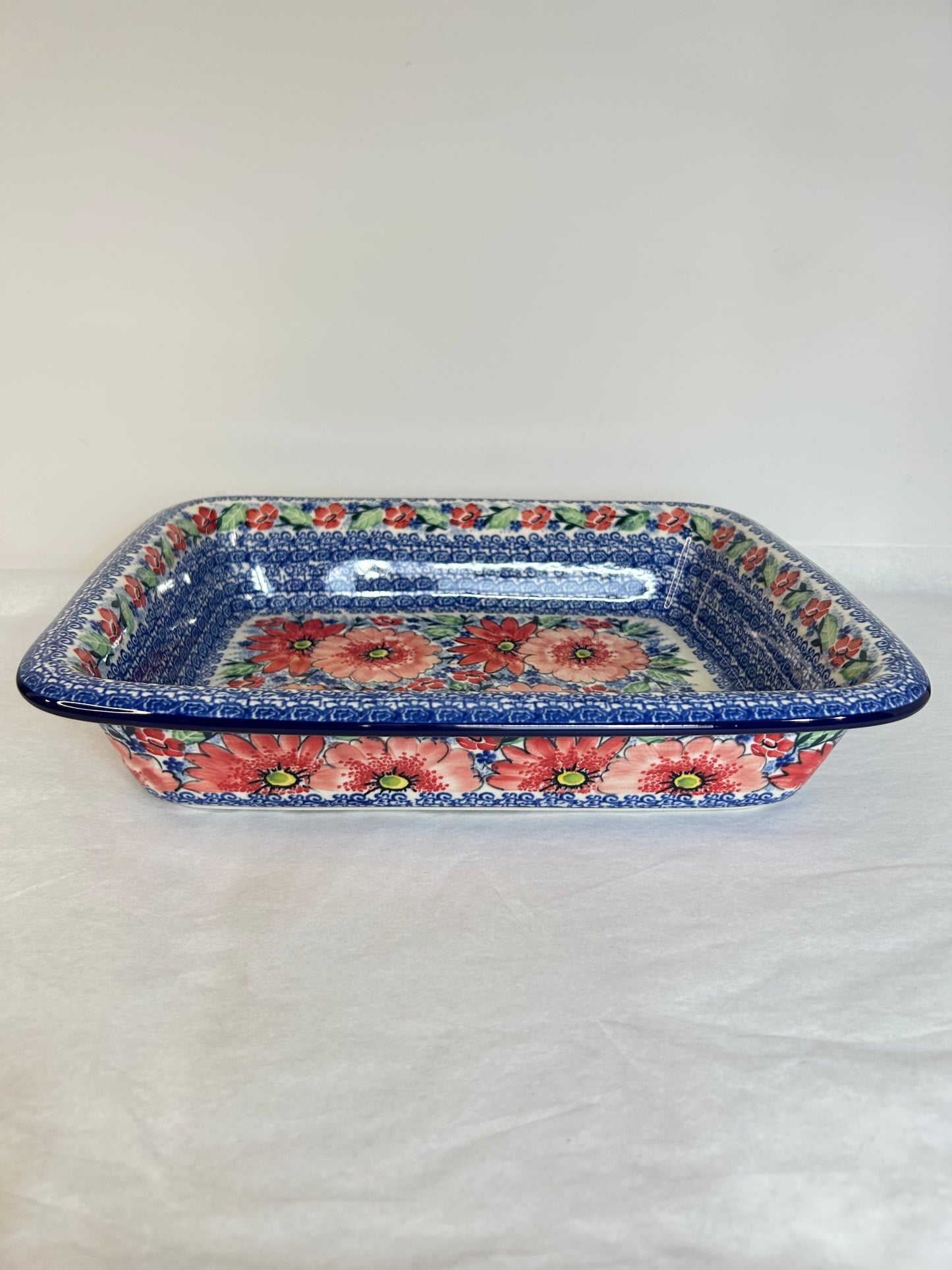 854 ~ Baker ~ Rectangular w/Rim ~ Lasagna ~ 11.25" x 13.75" U5137 ~ U4*