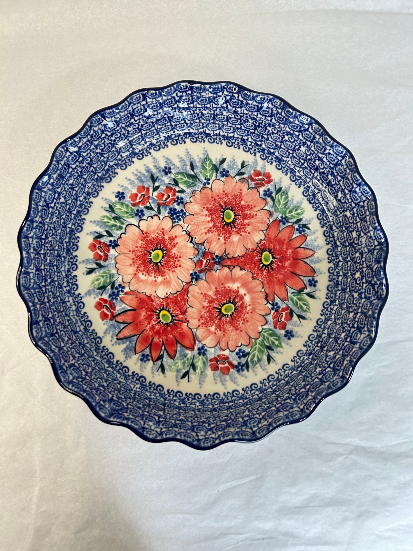 Pie Plate ~ Fluted ~ 10 inch ~ U5137 ~ U4*