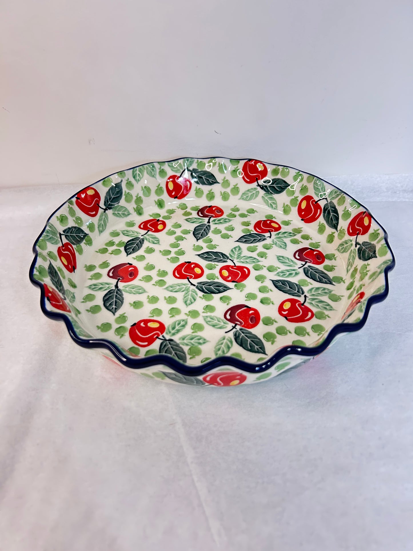 636 ~ Pie Plate ~ Fluted ~ 10" ~ 3248X - T4*