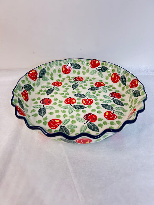 636 ~ Pie Plate ~ Fluted ~ 10" ~ 3248X - T4*