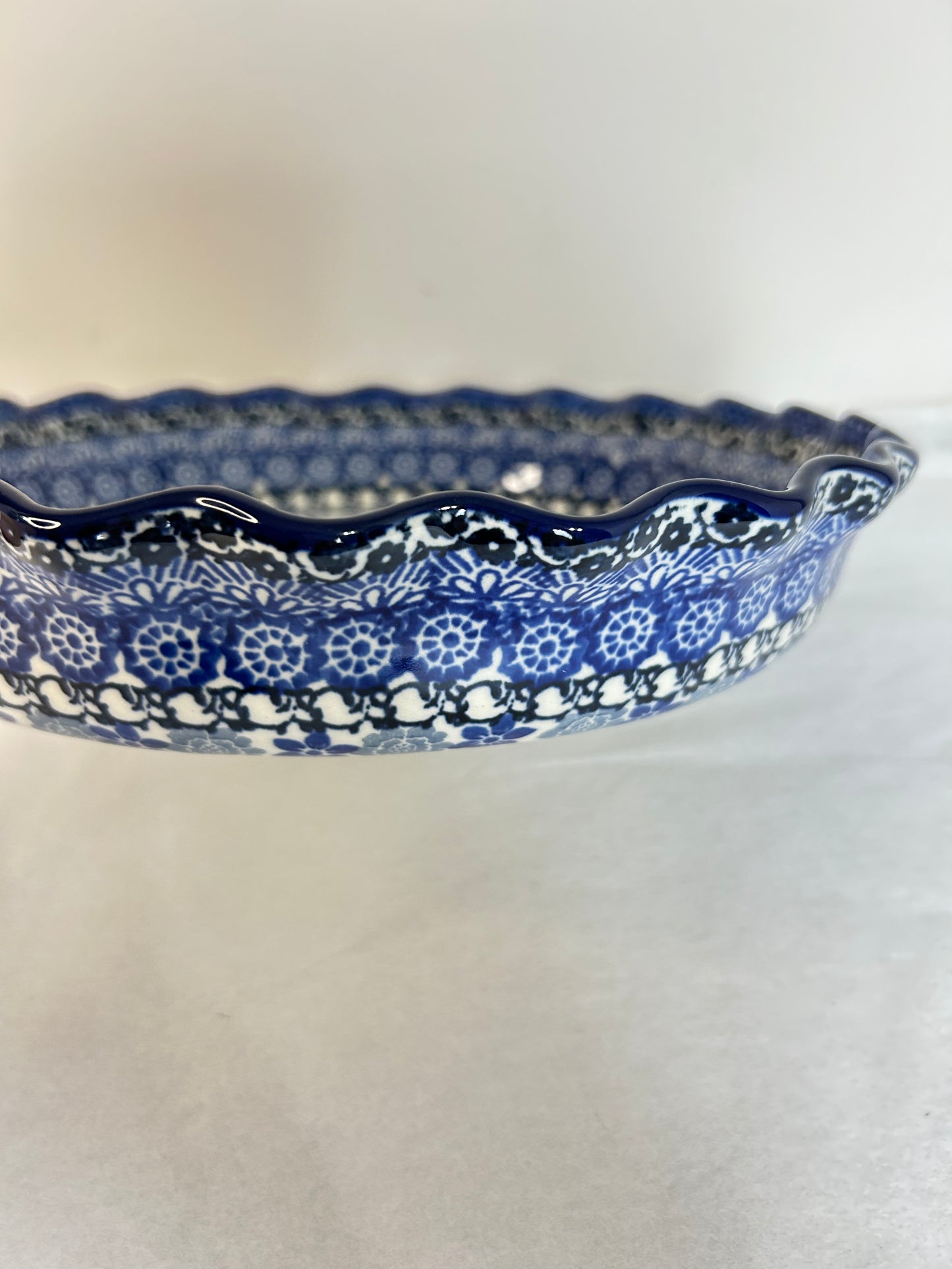 636 ~ Pie Plate ~ Fluted ~ 10" ~ 3427X - T4*