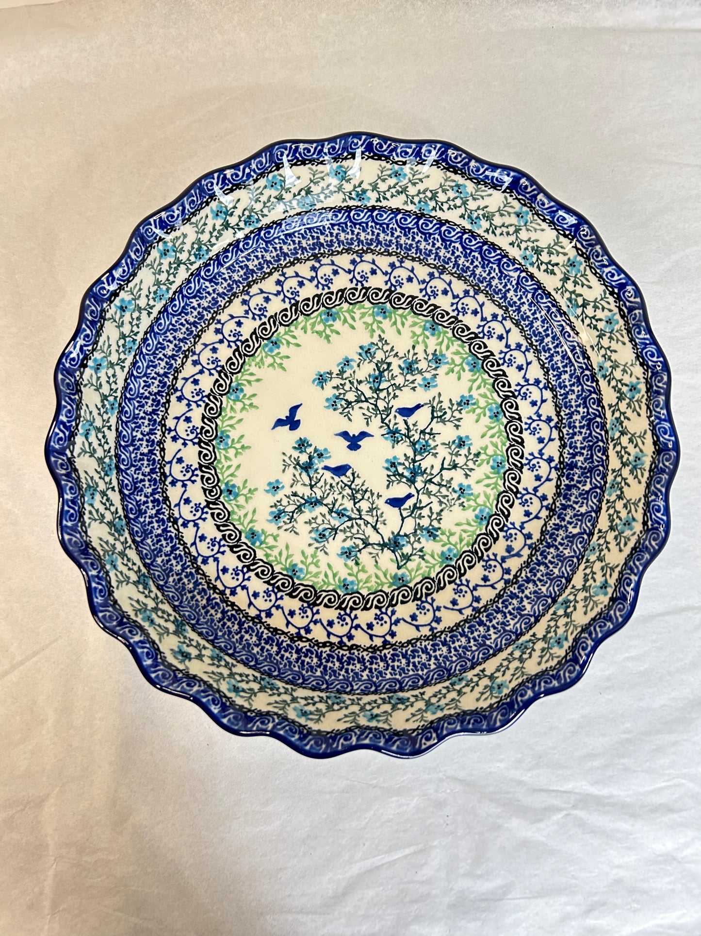 Pie Plate ~ Fluted ~ 10 inch ~ U5118 ~ U3*
