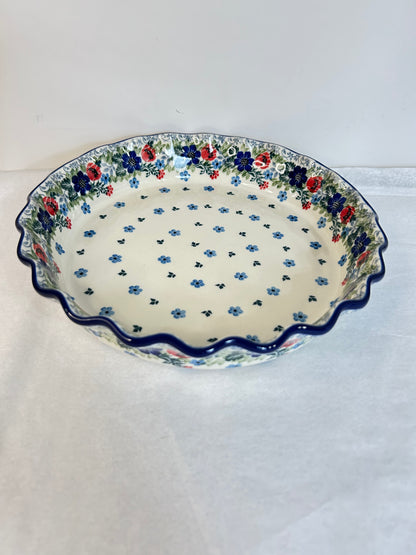 636 ~ Pie Plate ~ Fluted ~ 10" ~ 3430X - T4*