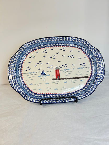 Platter ~ Oval ~ 11.5 x 15.5 inch ~ U5164 ~ U3!