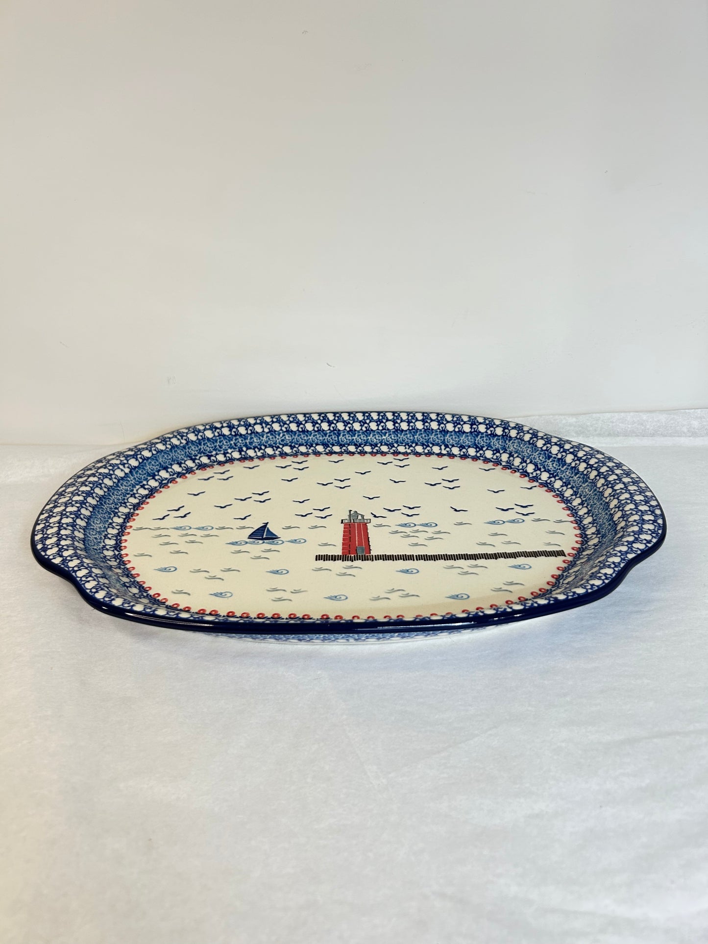 Platter ~ Oval ~ 11.5 x 15.5 inch ~ U5164 ~ U3!