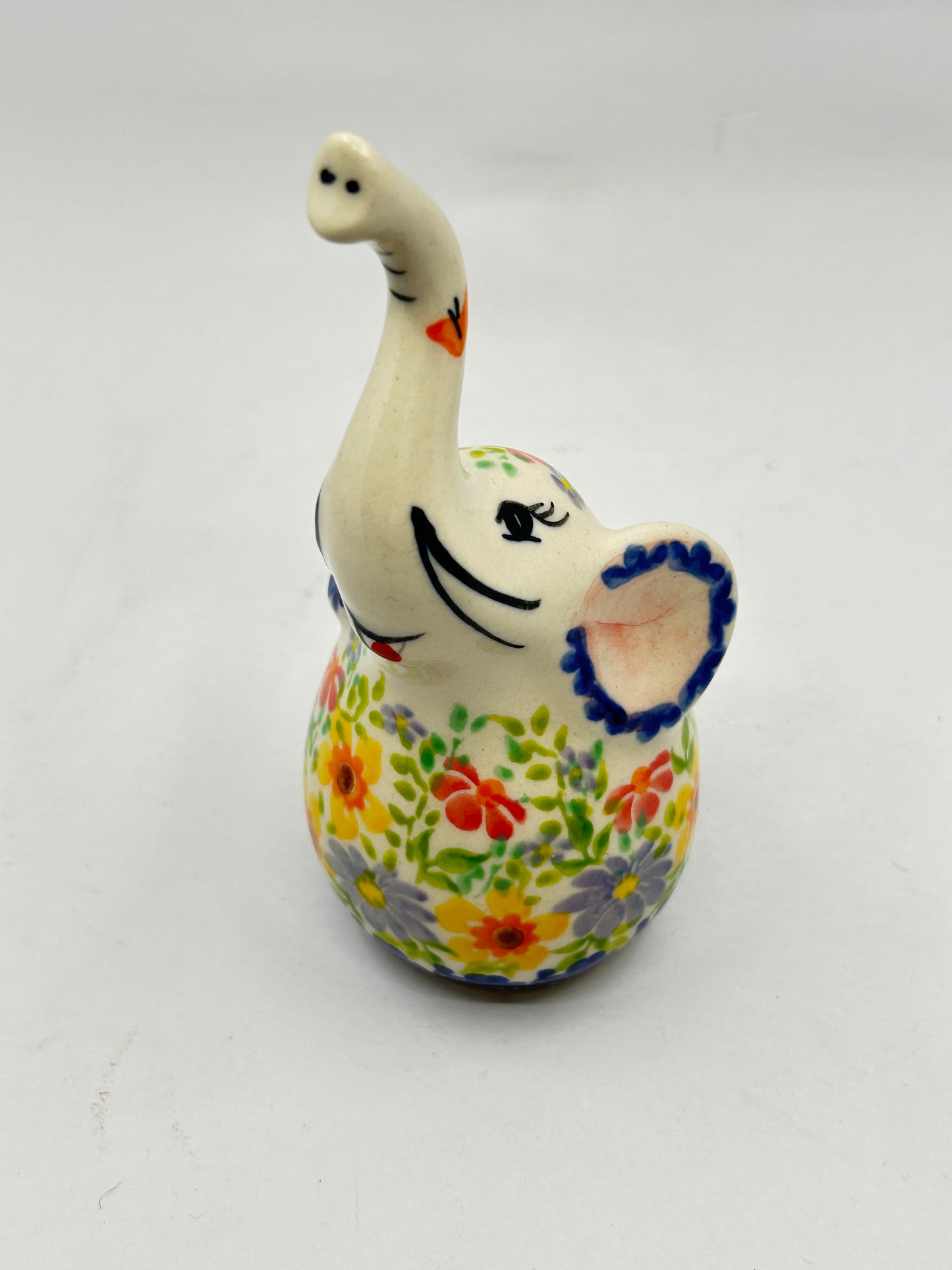 Elephant Ring Holder - Yellow & Purple