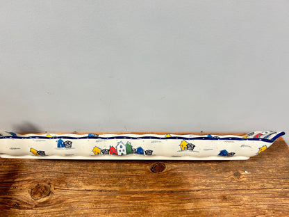 Tray ~ Scalloped Oval ~ 5.5" x 20.25" ~ U5180 - U3!