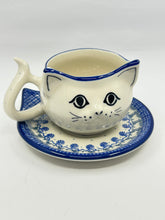 Load image into Gallery viewer, H16 Cat Cup &amp; Saucer ~ 1437X - T3*